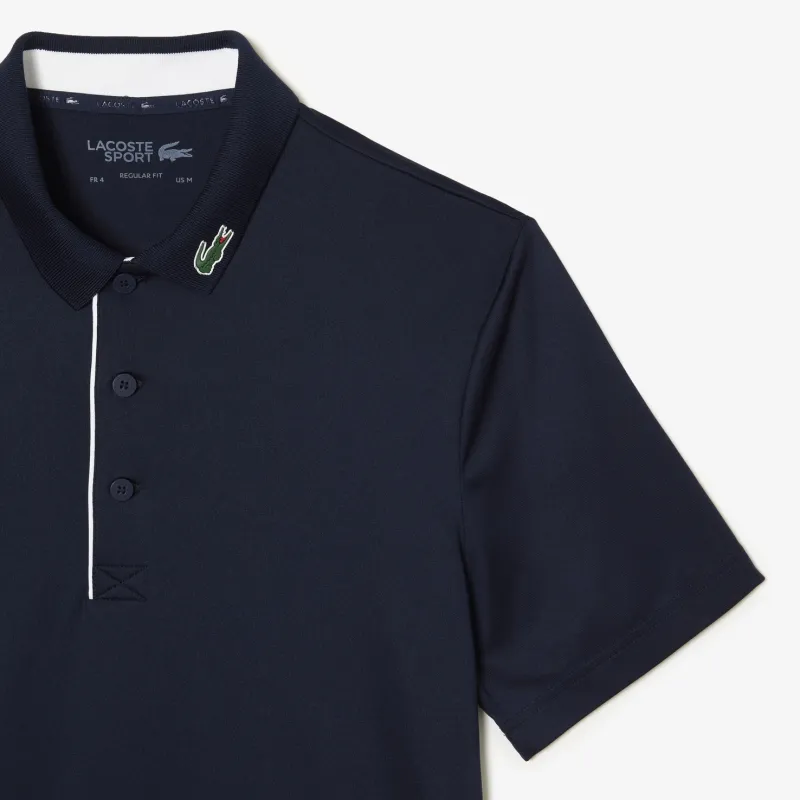 LACOSTE Polo Shirt Men's Marine Blue-4