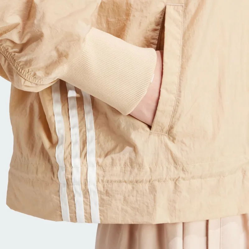 Adidas originals Lightweight Bomber Jacket Beige - POIZON