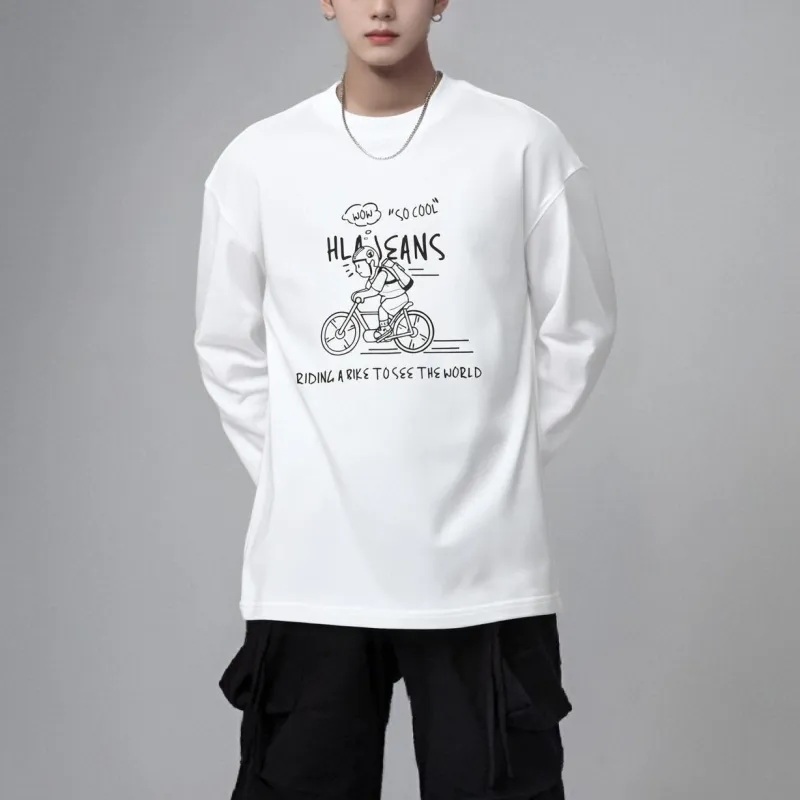 HLA JEANS T Shirt Men's Bleached 12-3