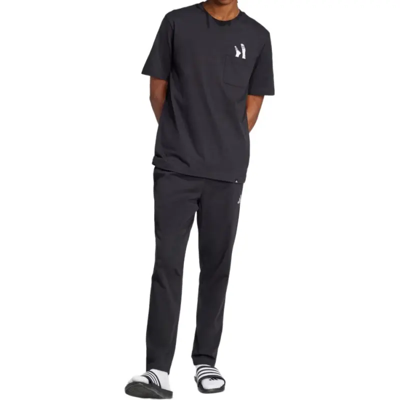 Adidas Lounge Slides Graphic Pocket T Shirt-4