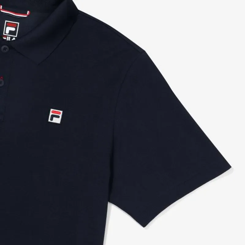 FILA Polo Shirts Men Marine Blue-4
