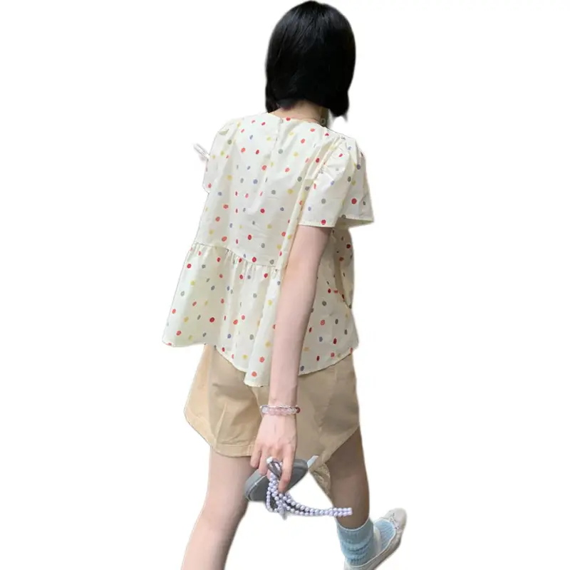 XINBANGBANG Shirt Women's Colorful Specks-4