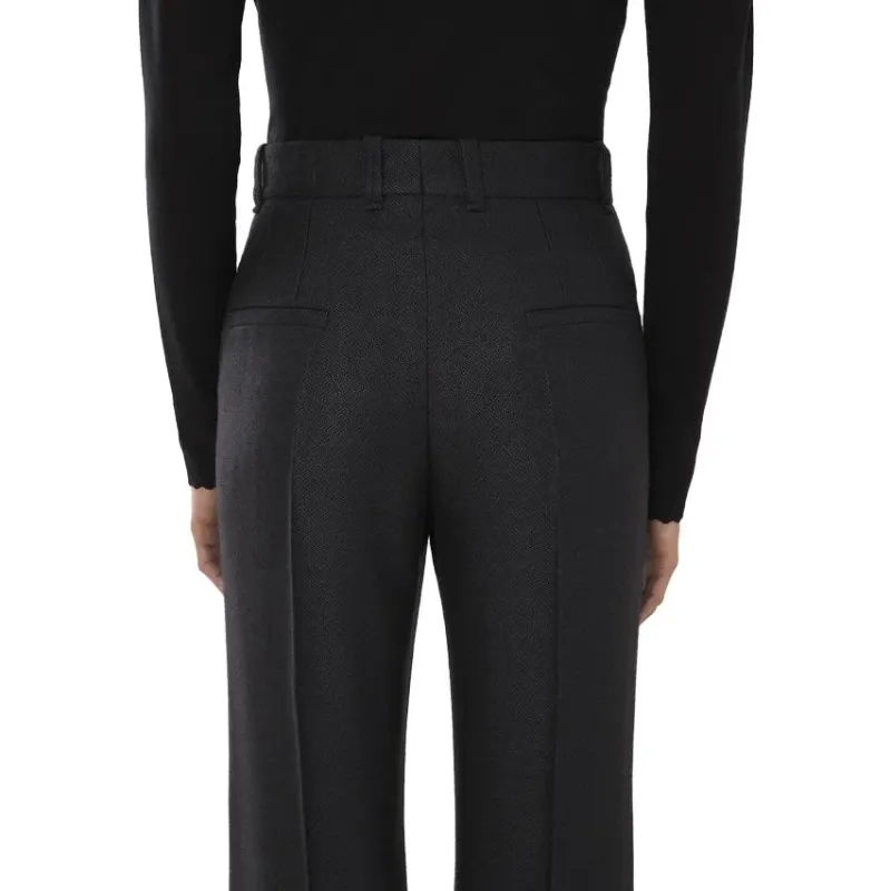 Chloé High-Waisted Wide-Leg Trousers-3