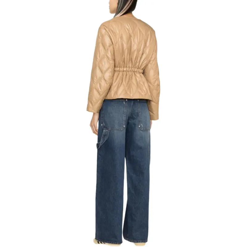 GANNI Shiny Quilt Jacket 'Tanin'-5