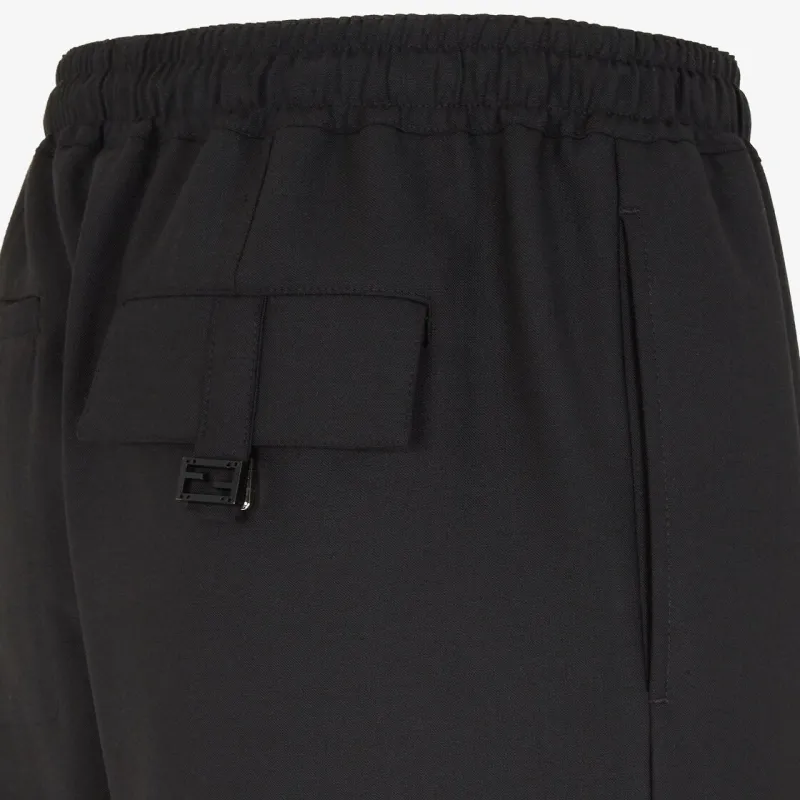 FENDI Casual Pants Men Black-7