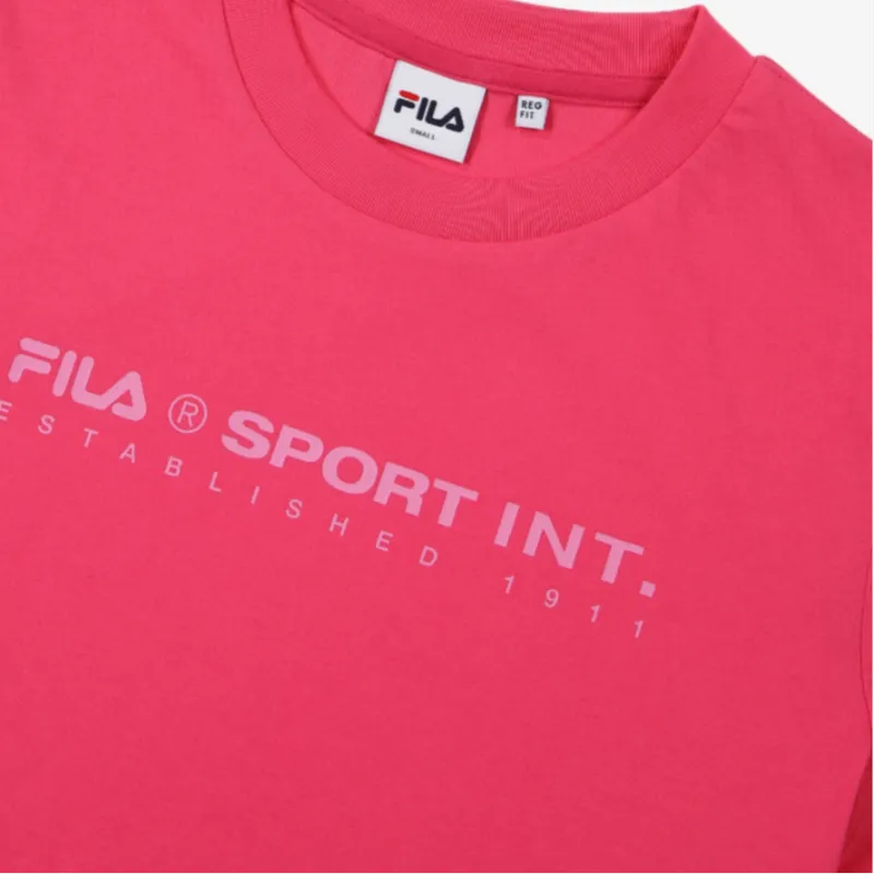 FILA Crop Tops Women's Pink-2