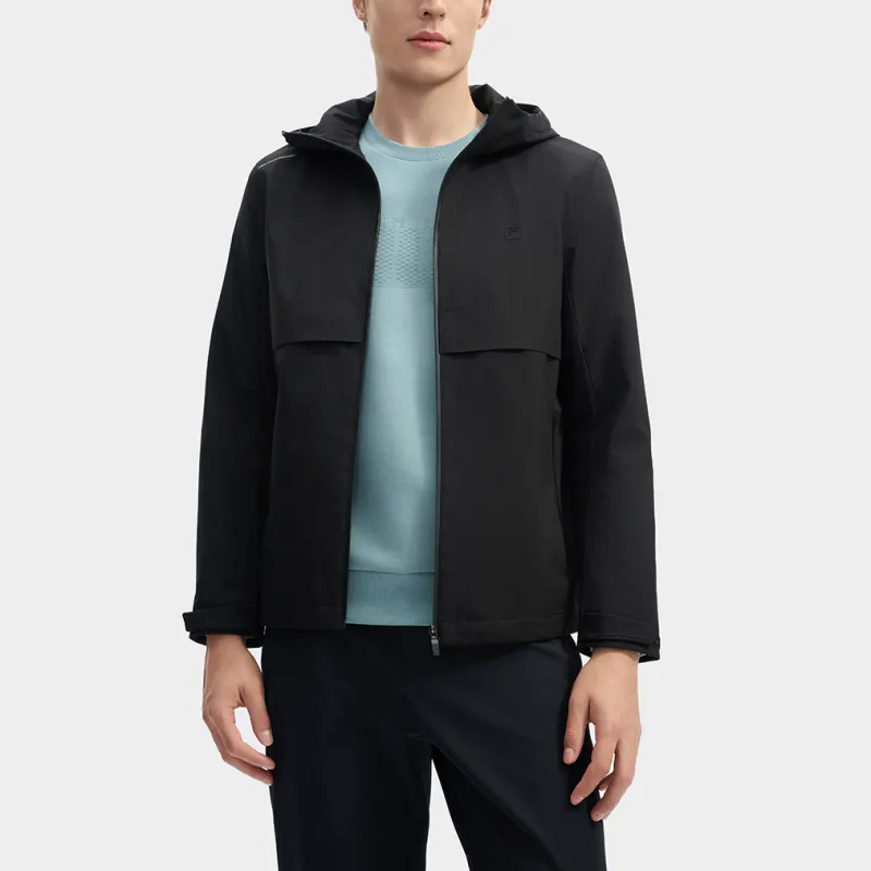 FILA Jackets Men Jet Black-2