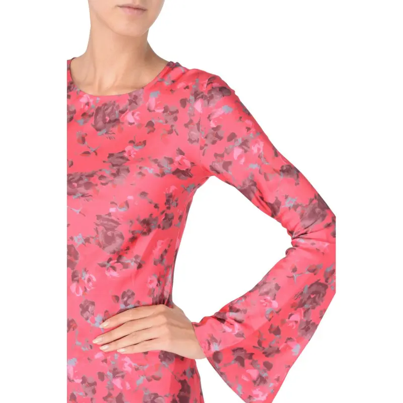 GANNI Floral Motif Mini Dress-4