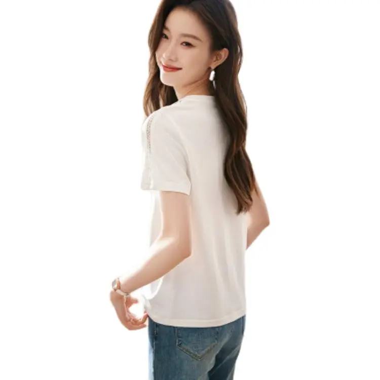 Mo Han Yi Mei T Shirt Women's White-2