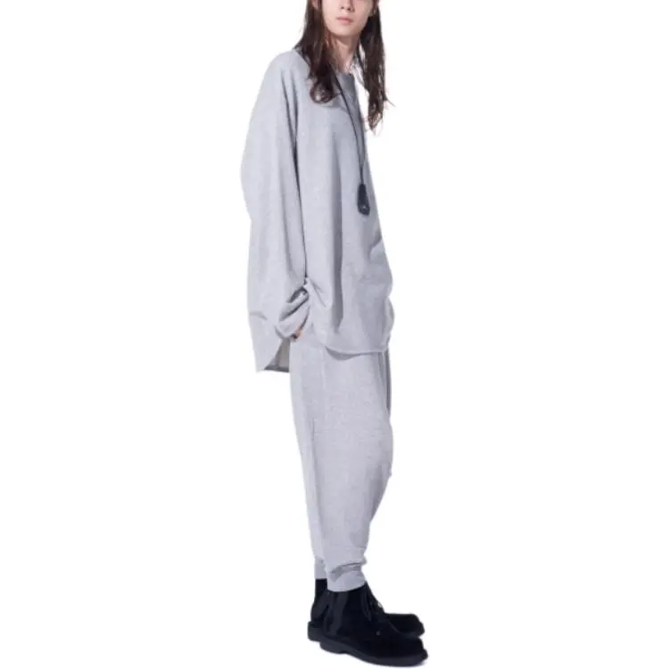 Yohji Yamamoto S'YTE FW24 Knitted Sweatpants Unisex Gray-6