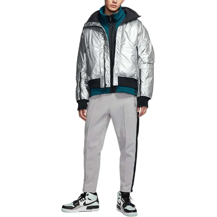 Jordan Down Jacket Men's Silver-2