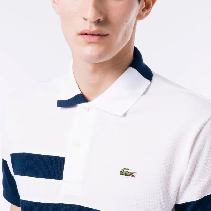 LACOSTE Polo Shirts Men White-5