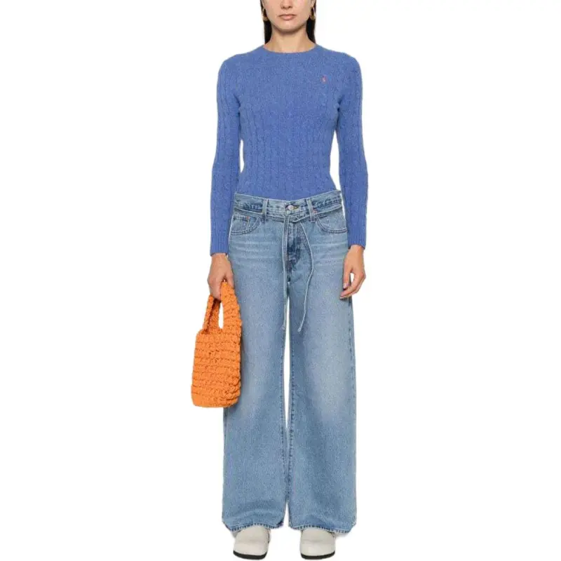 Polo Ralph Lauren Pony Embroidered Cable Knit Jumper-2