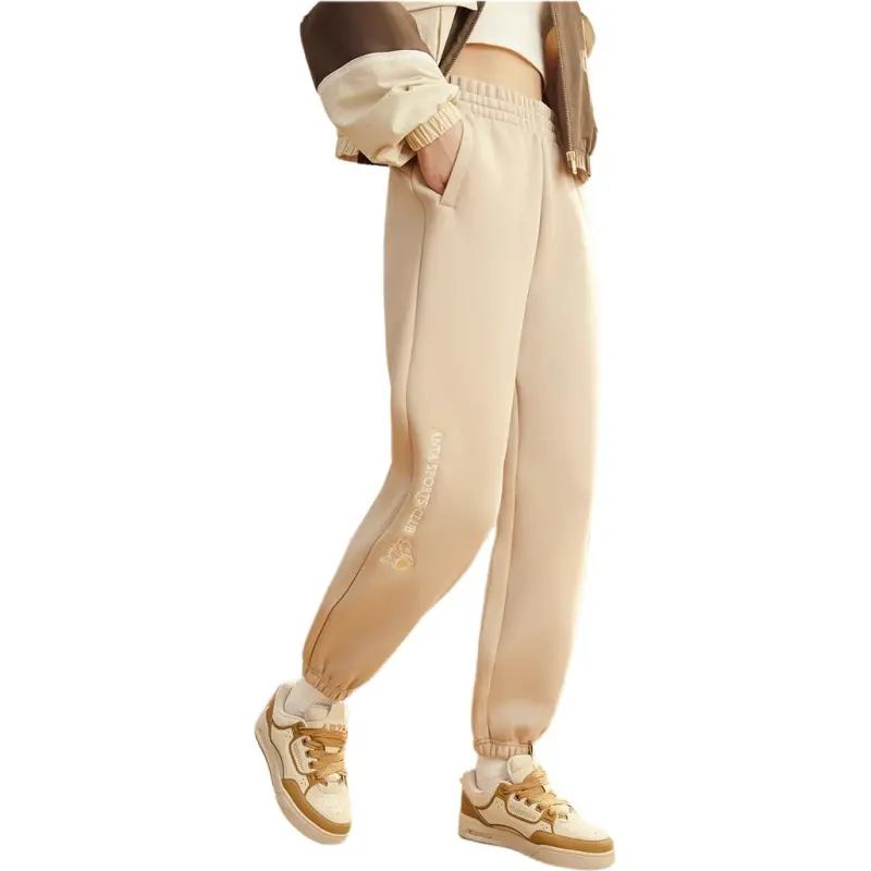 Anta Life Collection Knitted Sports Pants Women's Buckwheat Gray-2