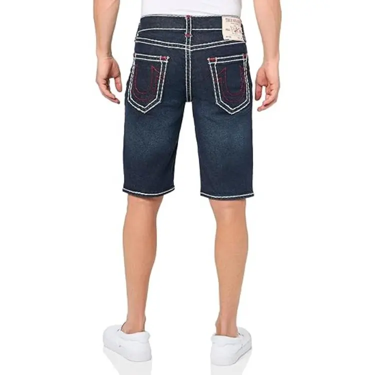 TRUE RELIGION Denim Shorts Men's Blue-1