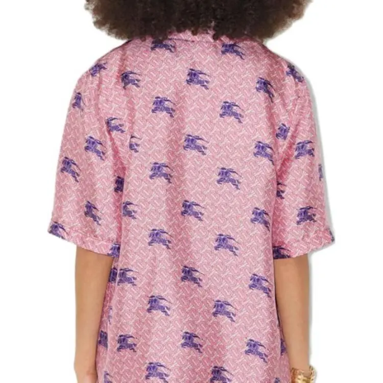 Burberry Shirts Women's Dark Purple Crystal-5