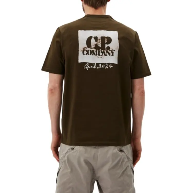 C.P.Company T Shirt Men's Ivy Green-1