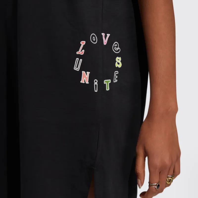 Adidas Originals Short Sleeved Dresses Women's Black-4