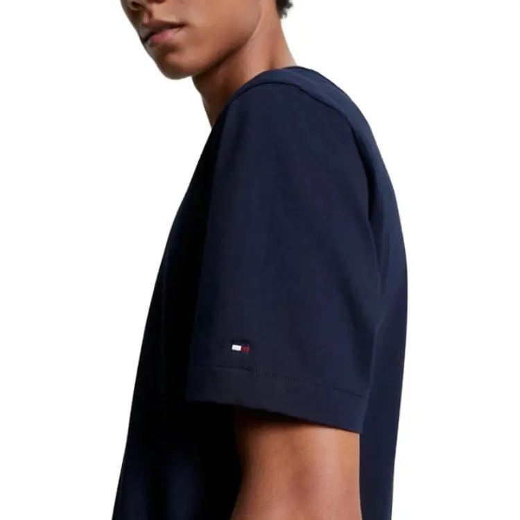 Tommy Hilfiger Logo embroidered Cotton T shirt-3