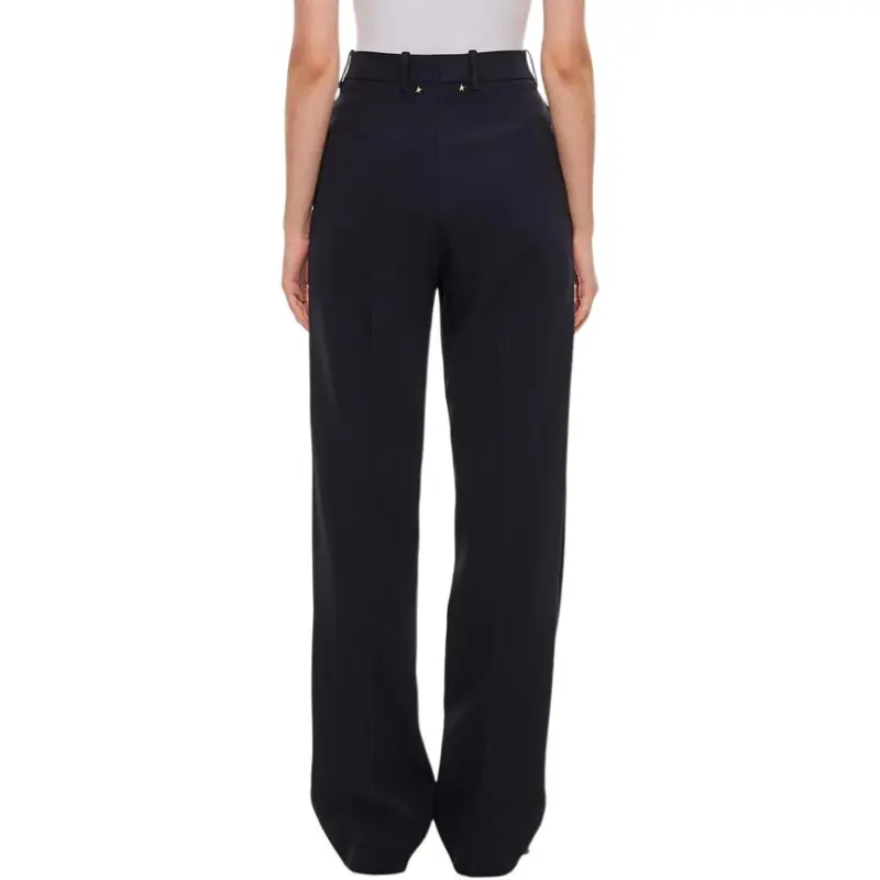 Golden Goose Straight Leg Pleat Detailed Pants-2