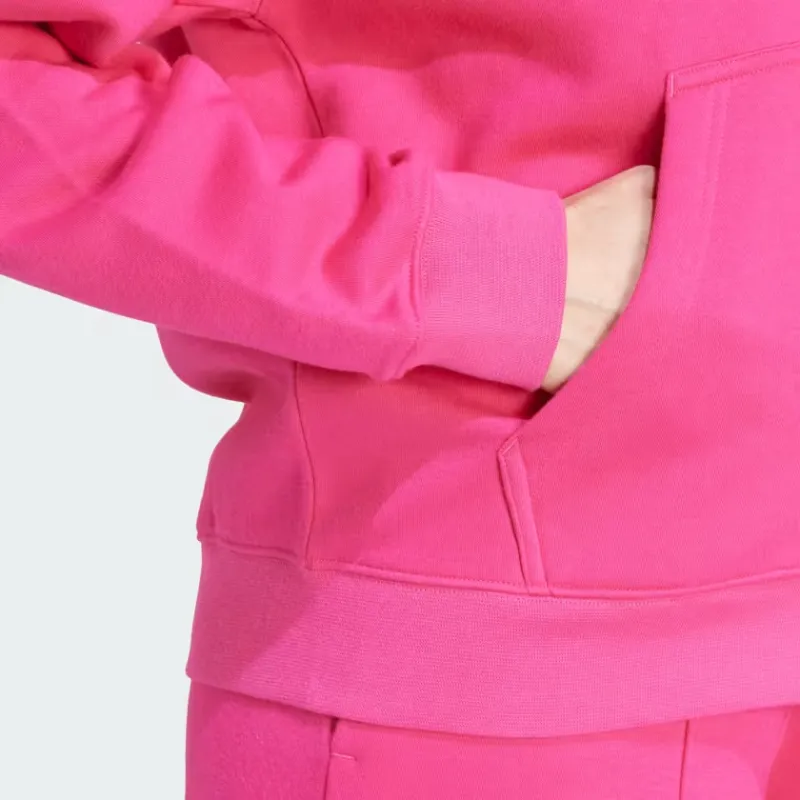 Adidas Originals Essential Essentials Zip Hoodie Sweatshirt Women's Pink-5