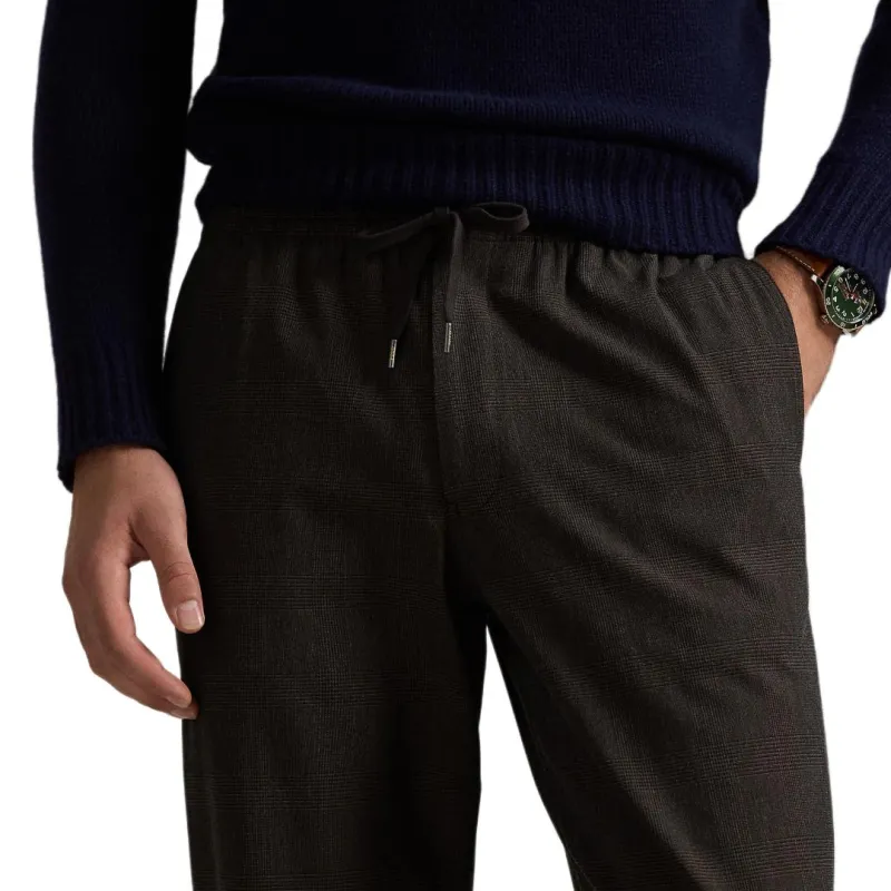 Polo Ralph Lauren Casual Pants Men's Brown Plaid-4