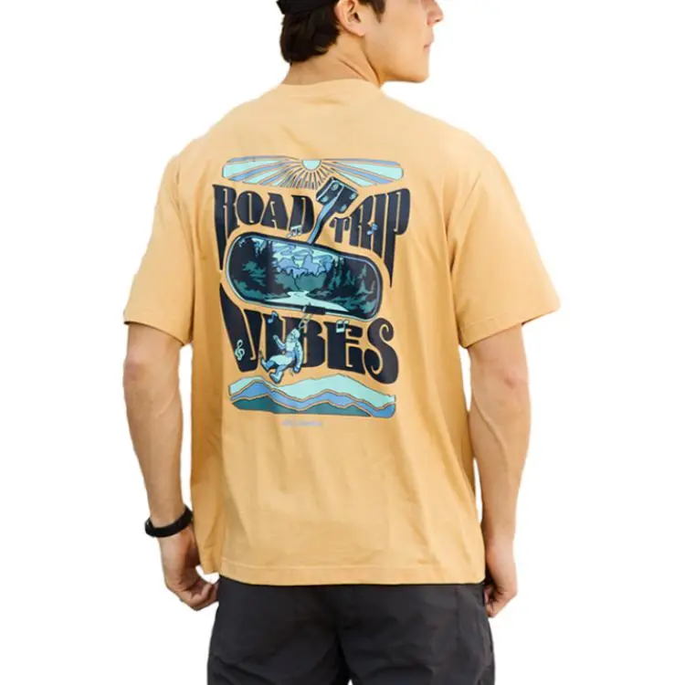 Columbia City Outdoor Collection T Shirt Men's Yellow-2