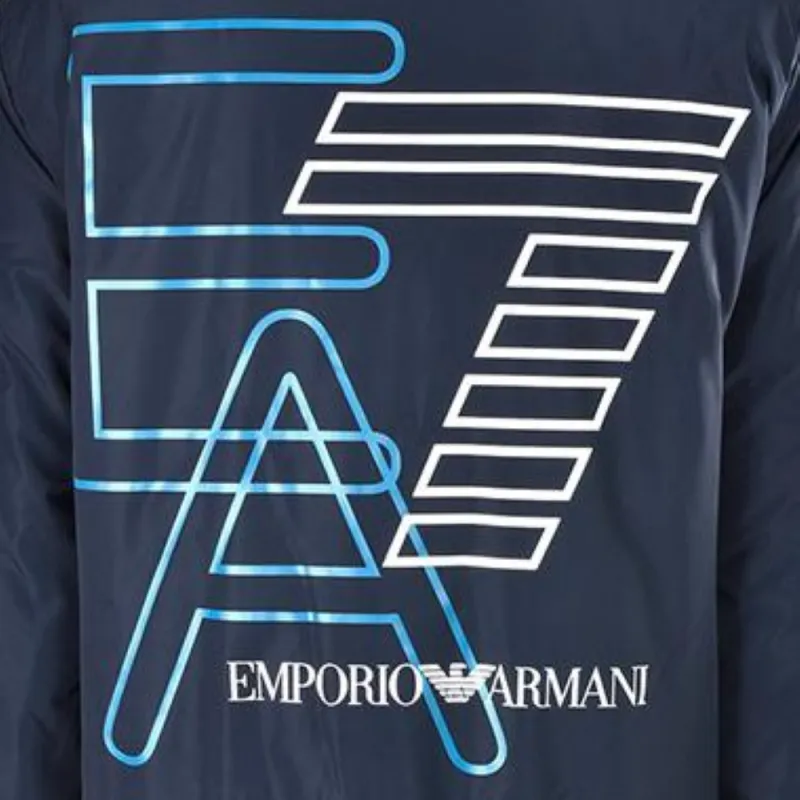 EMPORIO ARMANI EA7 Jackets Women's Blue-4