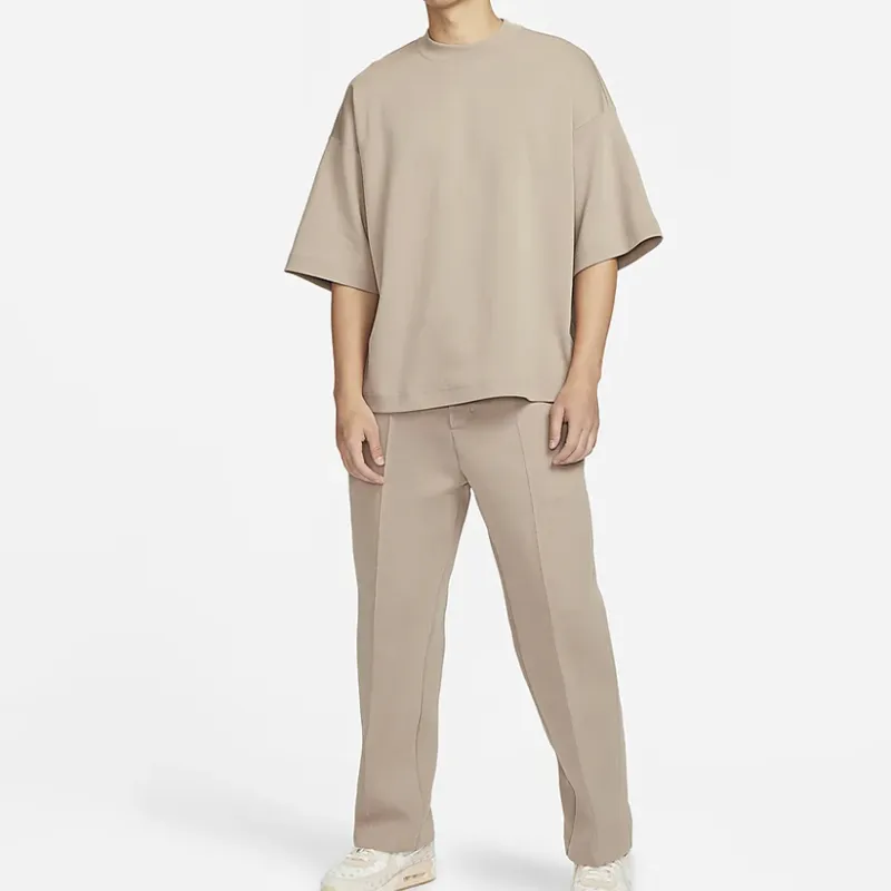 Nike T Shirts Men Khaki-2