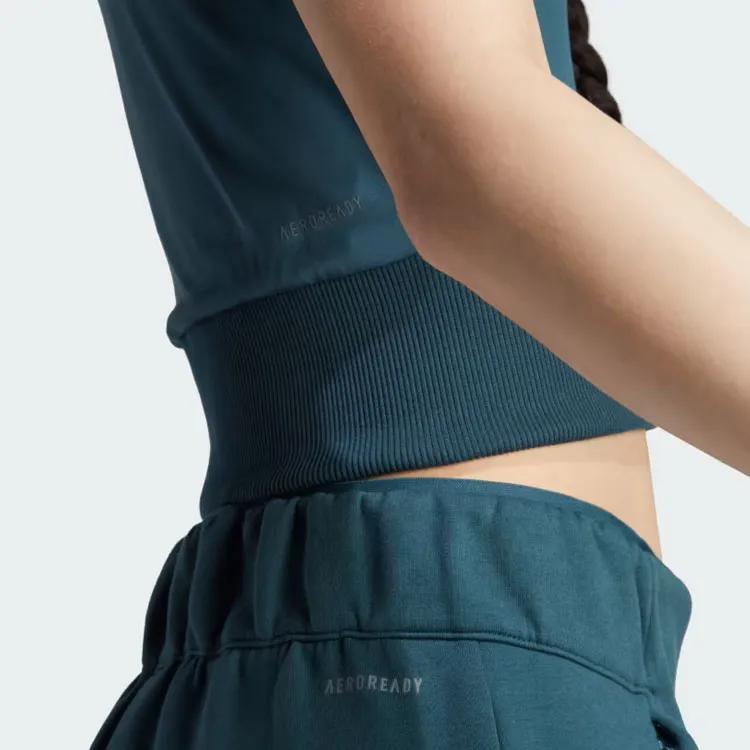 Adidas Z.N.E. Collection Crop Tops Women's Night Blue-5
