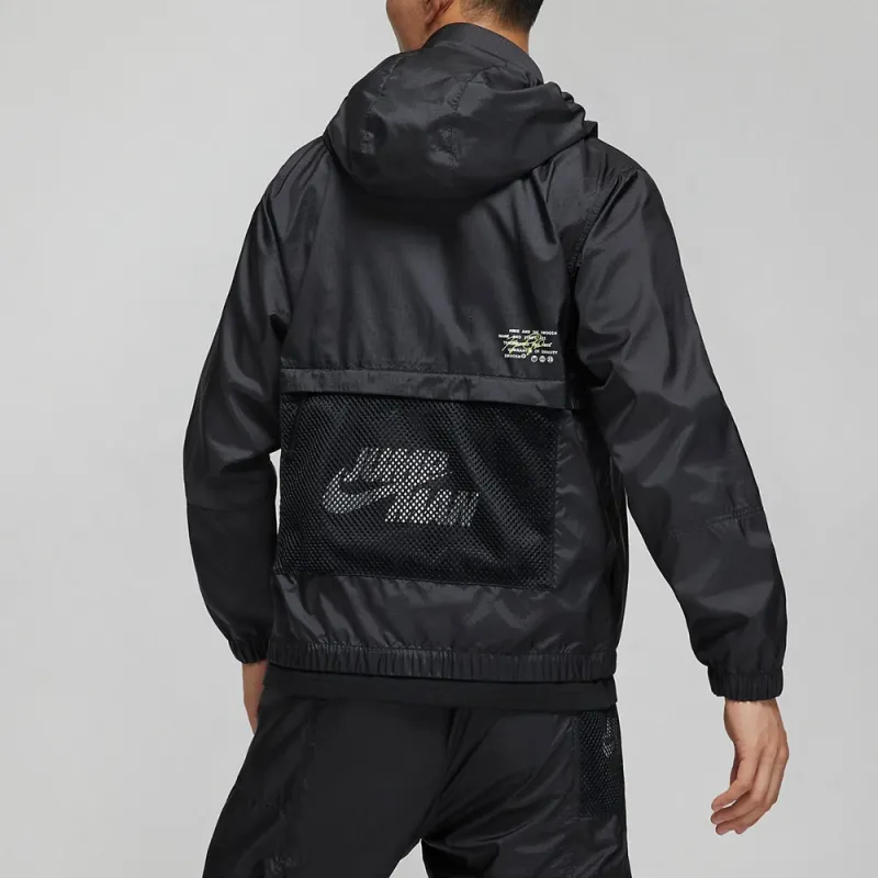 Jordan Jumpman Statement Men's Logo Hooded Jacket Black-4