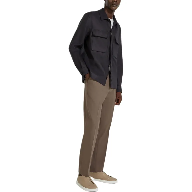 Ermenegildo Zegna Oasi Lino Overshirt-3
