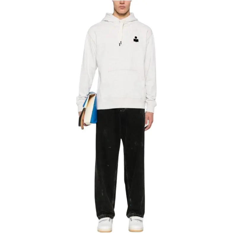 ISABEL MARANT Drawstring Long Sleeved Hoodie-2