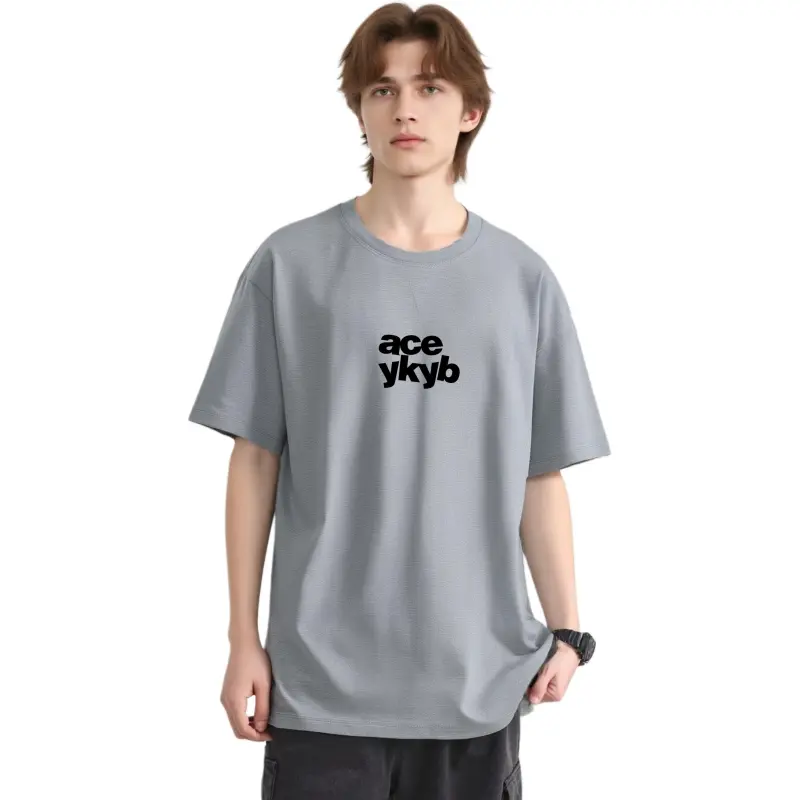 YK&YB T Shirts Unisex Gray-2