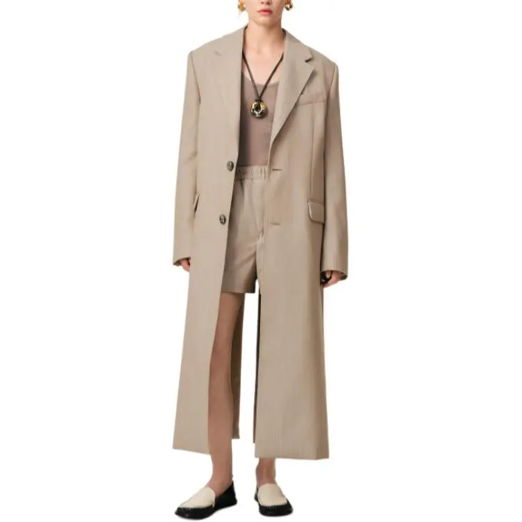 AMIPARIS Paris Back Slit Long Coat-1