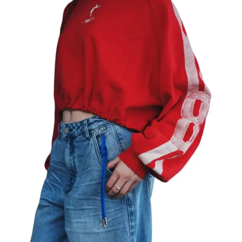 Lee x ANGEL CHEN ANGEL CHEN Collaboration Sweatshirt Women's Red-2