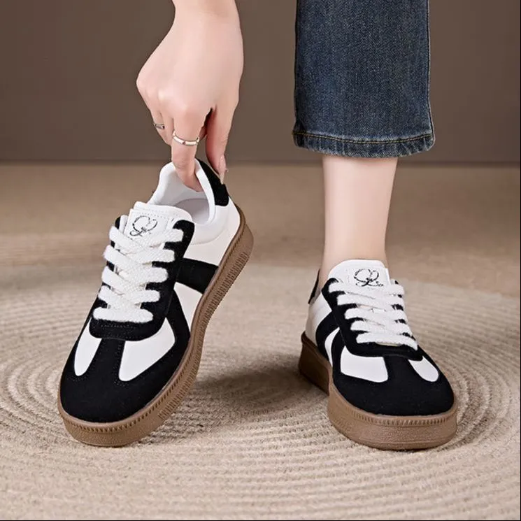 La Chapelle Anti-Slip Wear-Resistant Low-Top Skateboard Shoes Women's-27