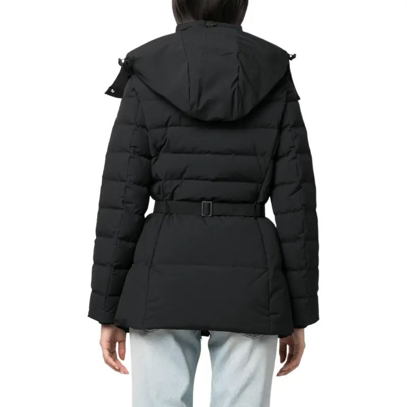 Burberry Belted Hooded Padded Jacket-3