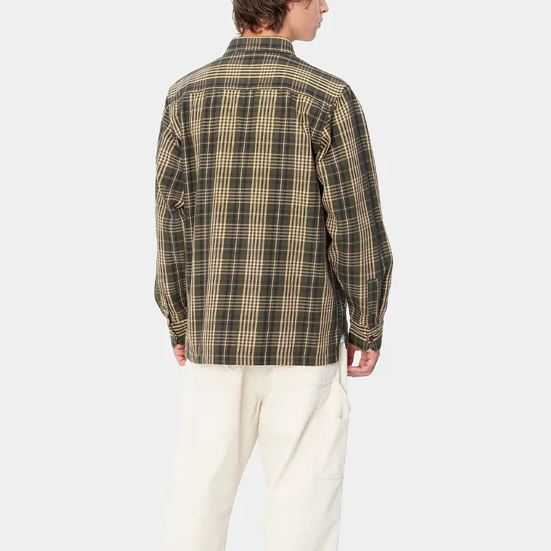 Carhartt WIP FW24 L/S Mandlik Shirt Shirt Men's Yellow-4
