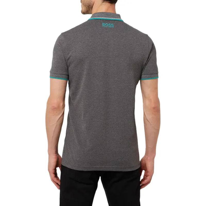 HUGO BOSS Polo Shirts Men Gray-4