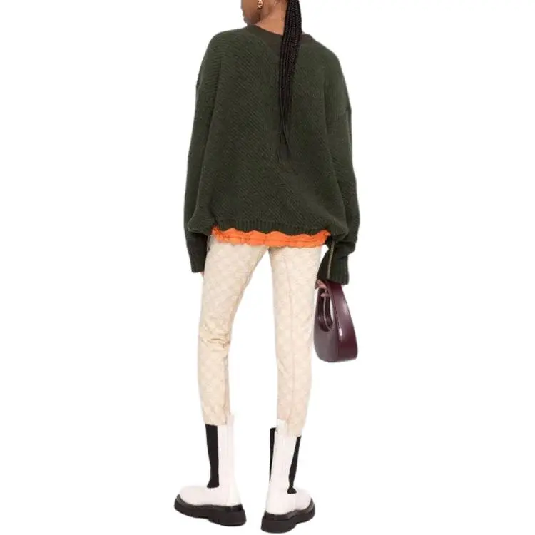 FENDI Leggings Women's Khaki-2