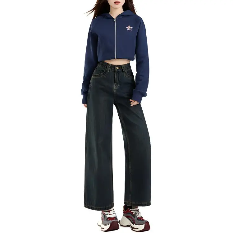 YINLEI Jeans Women's Image Color-1