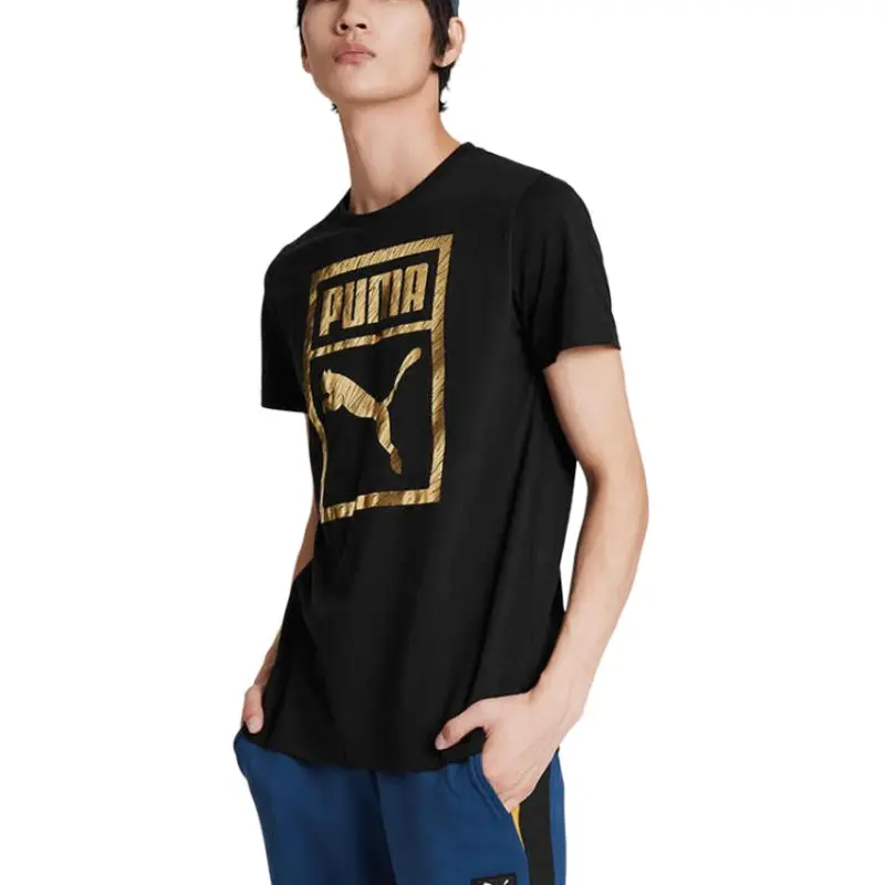 PUMA T Shirt Men's 2 Pack Black-3