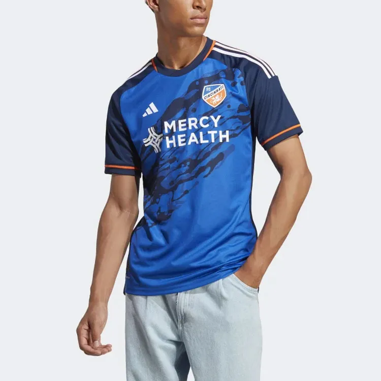 Adidas Free Shipping With AdiClub Fc Cincinnati 23/24 Home Authentic Jersey-3