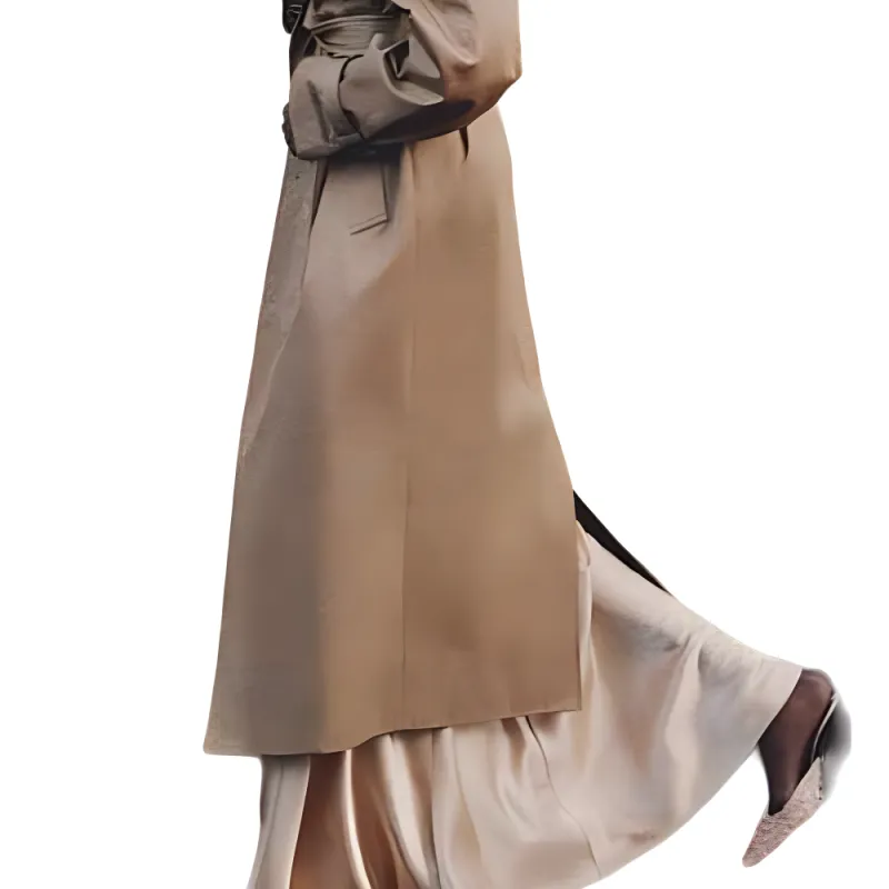 SAINT LAURENT Cotton Trench Coat-4