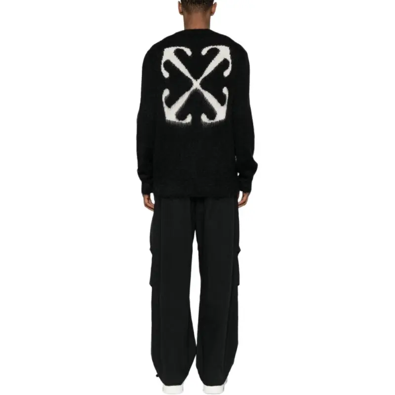 OFF WHITE Arrow Knit Crewneck Sweater-3