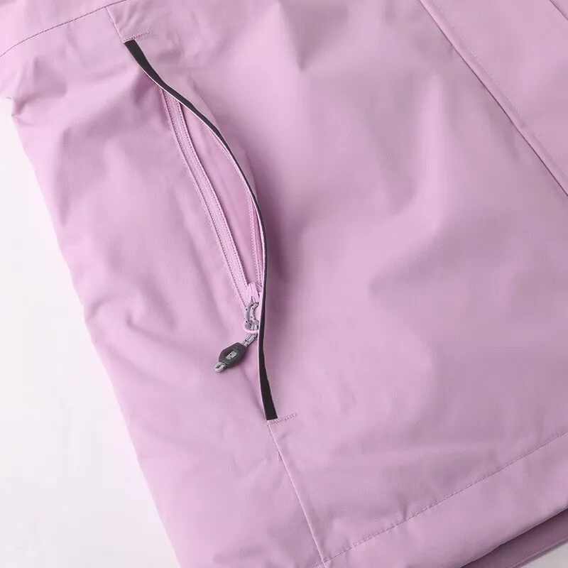 Columbia Water-Resistant Windproof Wear-Resistant Warm Windbreaker Jacket Women's Purple-3