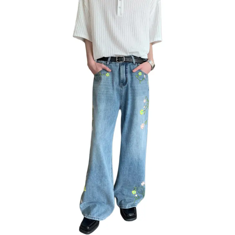 CUIBUJU Jeans Unisex Blue-5