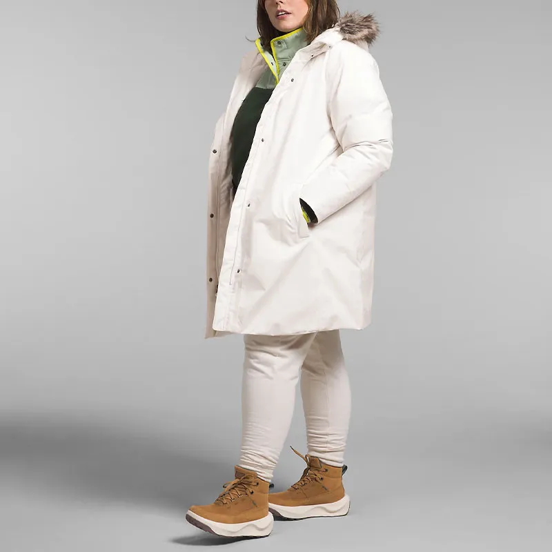 THE NORTH FACE Women's's Plus Arctic Parka Down Jacket Women's White-2