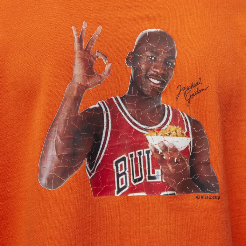 Jordan Flight MVP Sweatshirts Men Orange-3